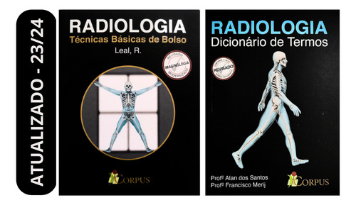 Radiologia Técnicas Básicas De Bolso (posicionamentos) + Dicionário De Termos 2500 Verbetes