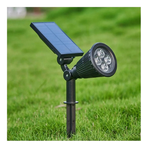 Estaca Solar Reflector. Césped/ Pared. 4 Led .