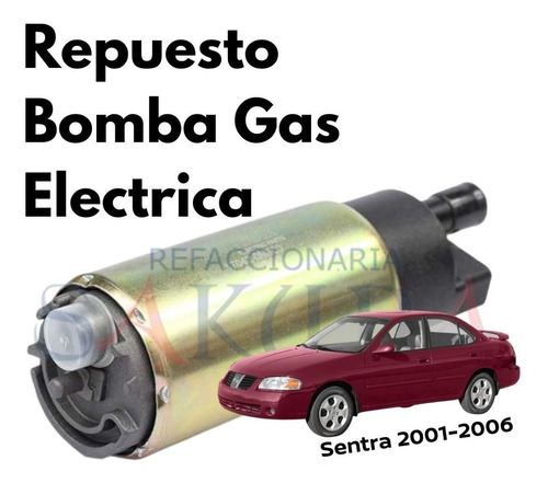 Bomba Gasolina Electrica Sentra Se-r 2006 Electrica
