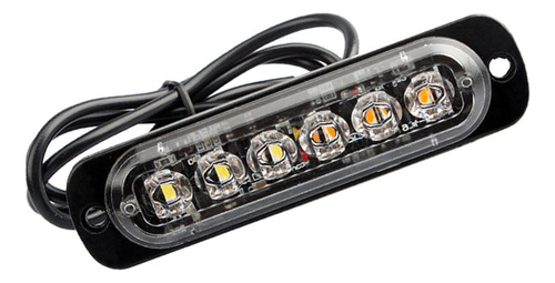 Coche Camión De Peligro 6 Led Lámpara Estroboscópica Con