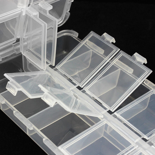 Caja De Aparejos De Pesca Plegable Premium Portátil Con 20