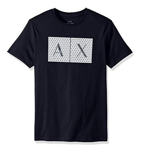 Ax Armani Exchange Logo Playera Con Cuello Redondo De Para H