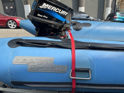 Bote Inflável Zefir Classic 404 Com Motor Mercury 25hp 2010