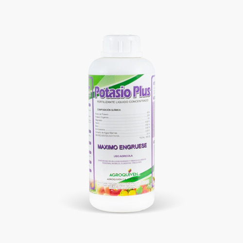 Abono Foliar Liquido Potasio Plus X 1 L Uso Agicola