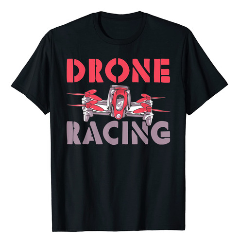 Camiseta De Piloto De Drones De Carreras, Negro -