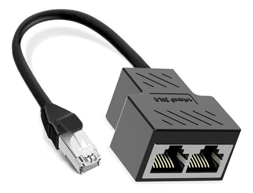 1 A 2 Rj45 Ethernet Splitter, Znogrn 1 Adaptador De Red Masc