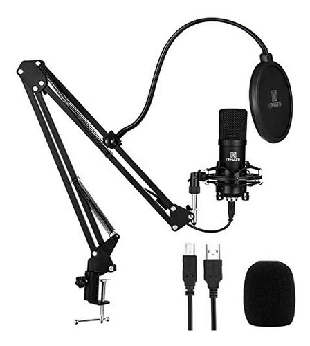 Micrófono Usb Para Pc -  Professional 192khz / 24bit Kit De 