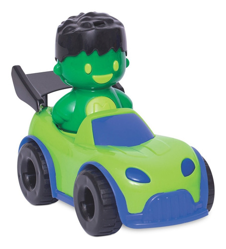 Imagem 7 de 10 de Brinquedo Para Bebê Baby Heróis Esquadrão 4 Bonecos 4 Carros