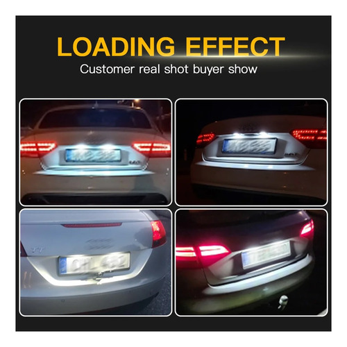 Luz De Matrícula Para Vw Caddy Golf 6 Jetta Mk6 7 Polo