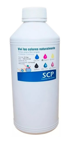 Tintas Alternativa Scp P/ Hp Dye 1 Litro