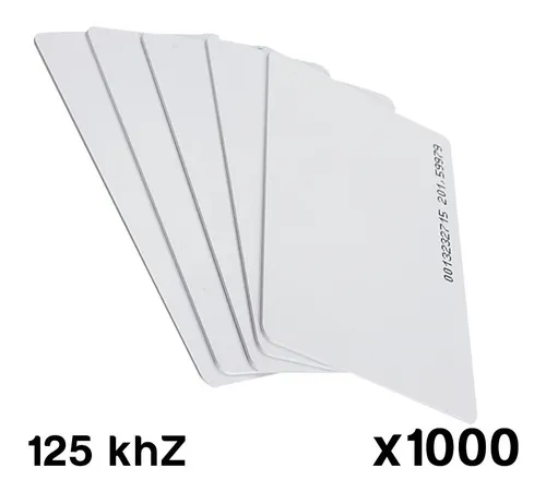 Tarjeta Tag Rfid 125khz Edificios Consorcios 1000 Unidades