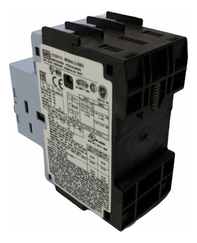 Disjuntor Motor 40a Weg Mpw40-3-d063 Faixa Ajustavel 4-6,3a