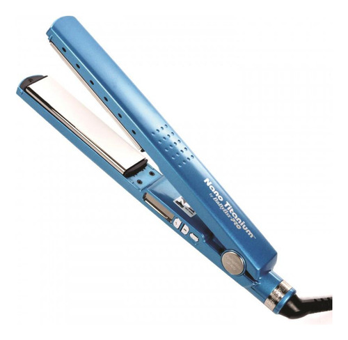 Prancha Babyliss Pro Nano Titanium Azul By Roger - 110v