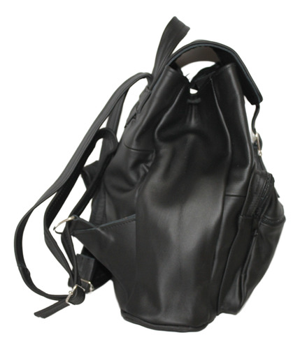 Bolsa Mujer Piel Borrego Mochila Genuina Dama Moda Café