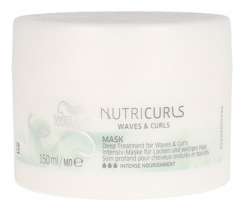 Wella Mascara Nutricurls Waves Y Curls 150 Ml