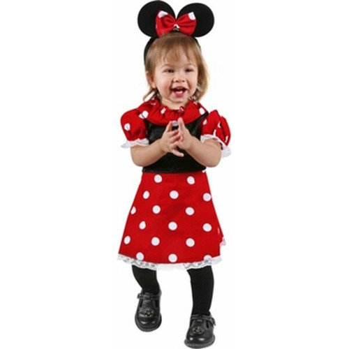 Disfraz Para Niña Bebe Minnie Mouse Talla 12-18 Meses