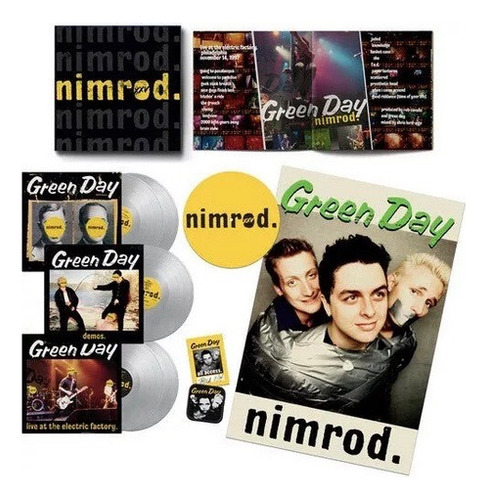 Lp Green Day Nimrod. Xxv Boxset Edicao Limitada Deluxe
