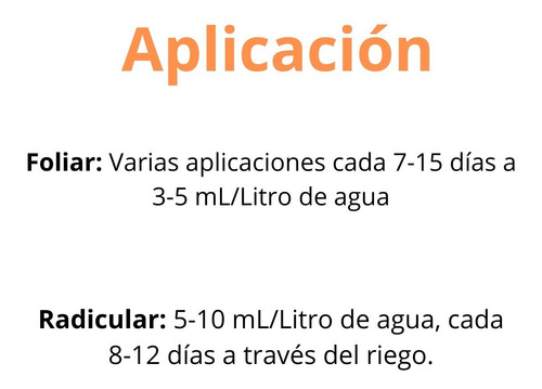 Imagen 3 de 4 de Fertilizante Microelementos Quelatados Con Aminoácidos 100ml