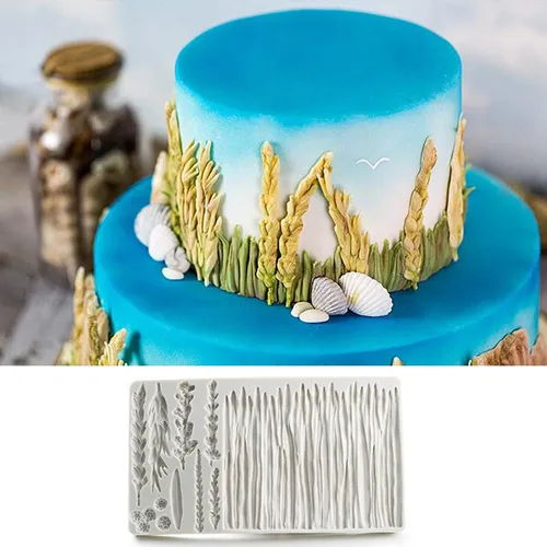 Molde De Silicona Para Hojas, Moldes De Fondo De Flores De R