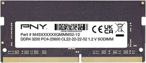 Memoria Pny Performance Mn8gsd43200 Sodimm 8gb Ddr4 3200mhz