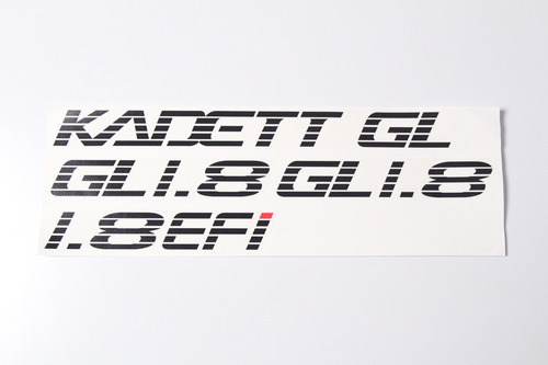 Kit Adesivos Chevrolet Kadett Gl 1.8 Efi Kdtgl18 Fgc