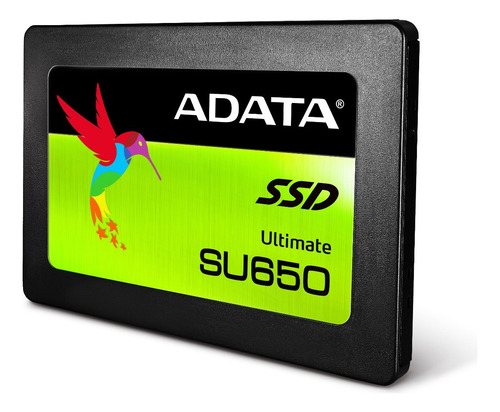 Unidade de estado sólido Adata Ultimate Su650 240gb SSD de cor preta