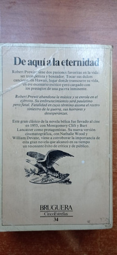De Aquí A La Eternidad James Jones Bruguera (Usado)