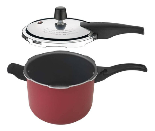 Olla De Presión Vancouver Antiadherente 20 Cm 45 L Color Roj