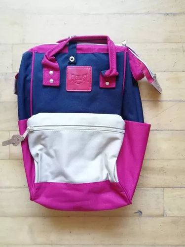 MOCHILA BOCA DE PEZ EVERLAST CON MONEDERO ROSA