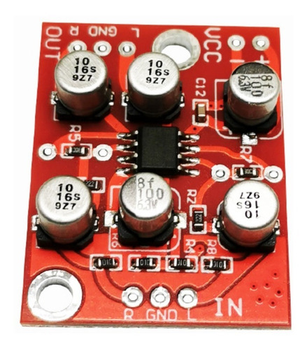 Modulo Preamplificador Audio Estereo Mono 3-6v Tda1308