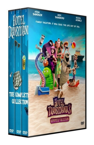 Hotel Transylvania 1 2 3 Dvd Latino/ingles Subt Español