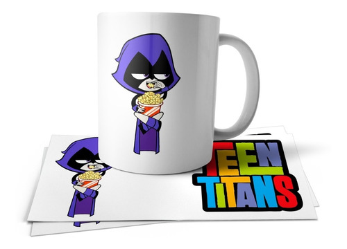 Teen Titans Jovenes Titanes Raven Taza Tu Propio Estilo