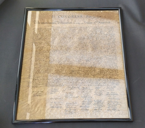 Declaración Independencia Estados Unidos | Réplica, 1776