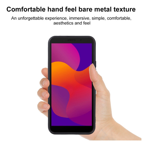 Capa De Telefone Tpu Preta Fosca Para Honor 9s