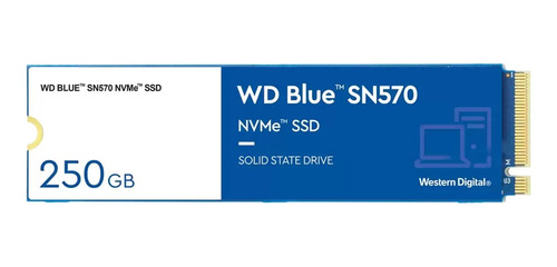 Imagen 2 de 7 de Disco Solido Ssd M.2 250g Sn570 Nvme Wd Blue Wds250g3b0c !!