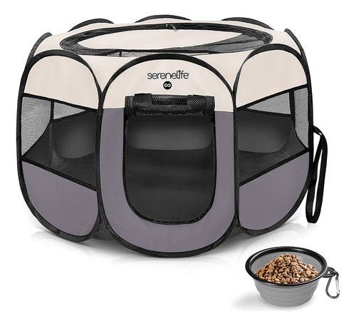 Casa Para Perros Plegable Portátil Serenelife Slptsb104