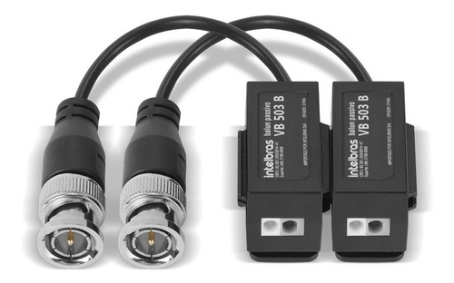 Balun Passivo Multi Hd Câmera 4k Ultra Hd Vb 503 B Intelbras