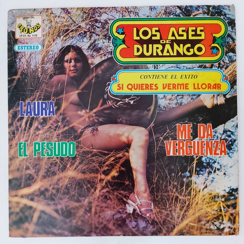 Los Ases De Durango - Si Quieres Verme Llorar  Lp