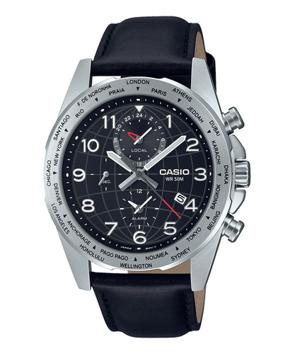 Imagen 1 de 1 de Reloj Casio Caballero Mtp-w500l-1av
