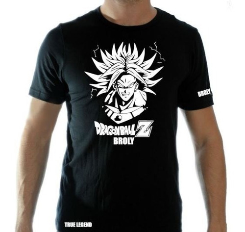 Camiseta Dragon Ball Z Broly Super Saiyajin Anime Películas