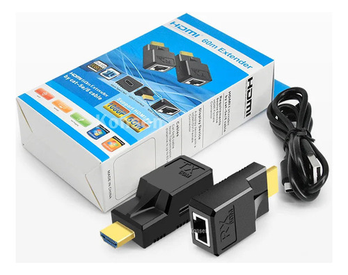 Hdmi Extender 60m Utp Cat-5e/6 Model:m-hd60a Jwk