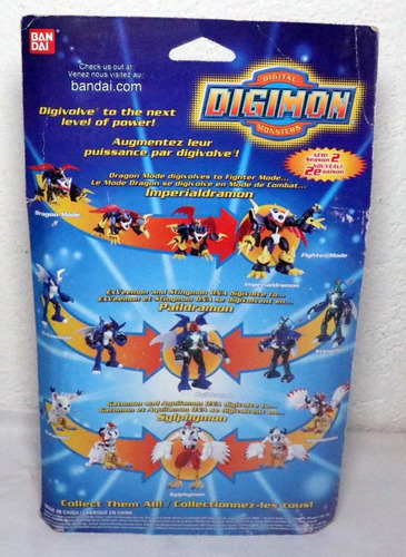 Boneco Halsemon Digimon Digivolving Digi-egg Bandai 2001