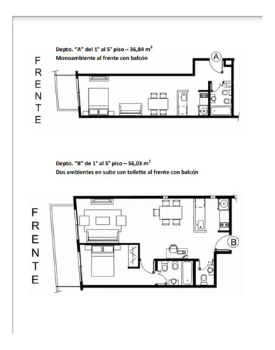 Venta Departamento Monoamb- Balcón-pozo-almagro