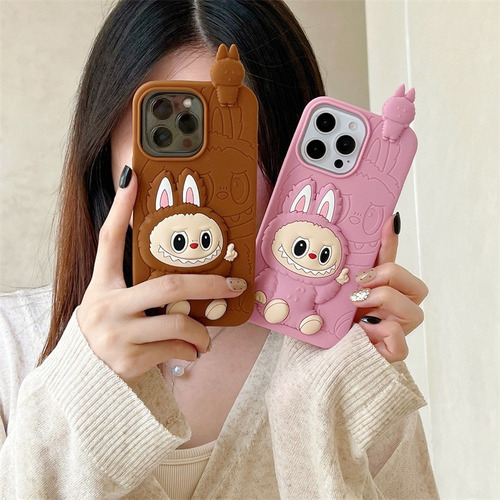 . Ben Rosa Labubu Multifuncional Anti-drop Cases Para iPhone
