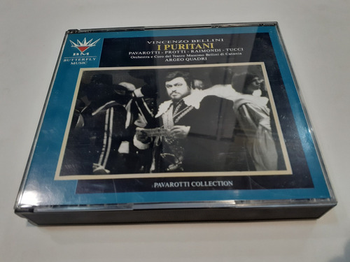 I Puritani, Bellini, Pavarotti - 2cd 1989 Italia Nm 9/10 (Usado)
