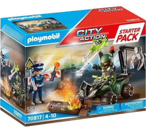 Playmobil Starter Pack Entrenamiento De Policía 