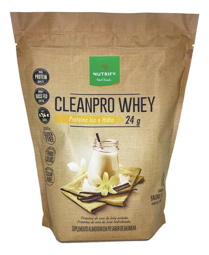 Cleanpro Whey Protein Iso Hidrolisado Clean Label Baunilha