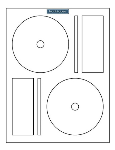 Etiquetas En Blanco Para Cd/dvd Compatibles Con Memorex