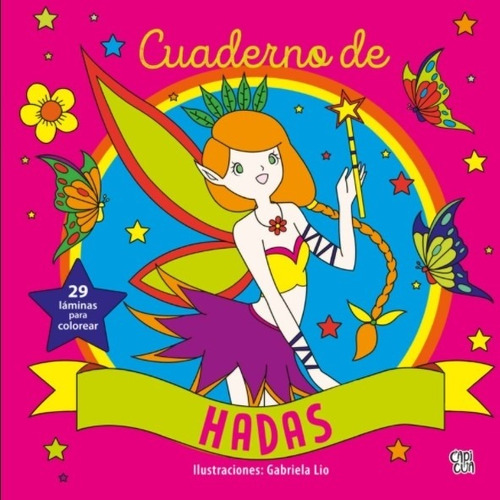 Cuaderno De Hadas - Libro Para Colorear