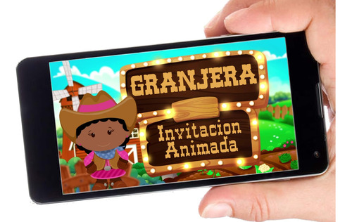 Invitación Animada Granjera 1